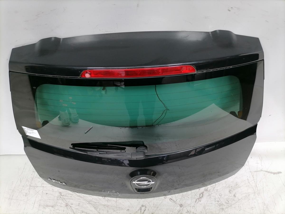 Opel Agila B original Heckklappe mit Heckscheibe GAB Schwarz Bj.2013